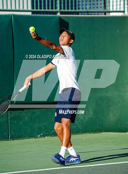 Thumbnail 1 in Seven Lakes vs Westwood (UIL 6A Tennis Finals) photogallery.