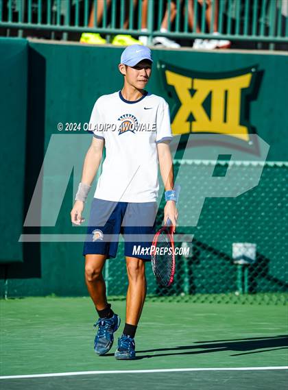 Thumbnail 1 in Seven Lakes vs Westwood (UIL 6A Tennis Finals) photogallery.