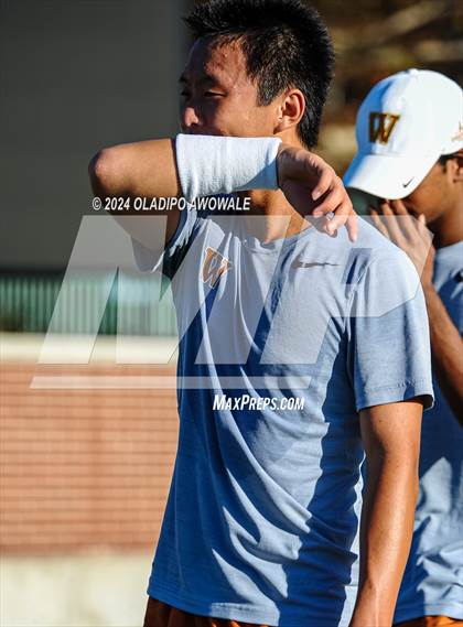 Thumbnail 1 in Seven Lakes vs Westwood (UIL 6A Tennis Finals) photogallery.