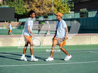 Thumbnail 3 in Seven Lakes vs Westwood (UIL 6A Tennis Finals) photogallery.