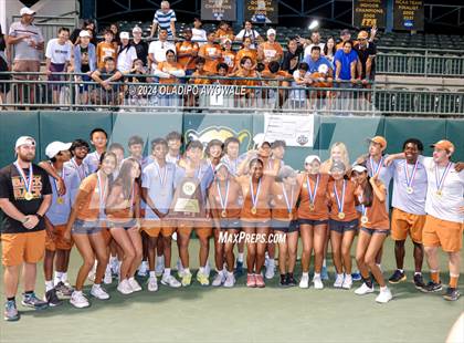 Thumbnail 1 in Seven Lakes vs Westwood (UIL 6A Tennis Finals) photogallery.