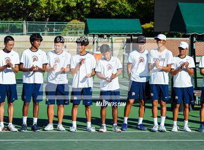Thumbnail 3 in Seven Lakes vs Westwood (UIL 6A Tennis Finals) photogallery.