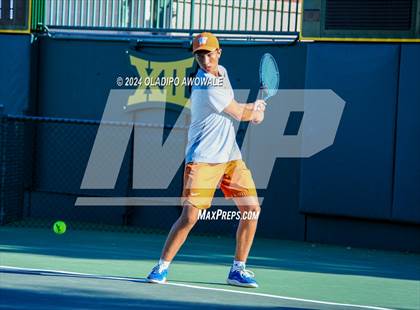 Thumbnail 3 in Seven Lakes vs Westwood (UIL 6A Tennis Finals) photogallery.