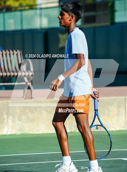 Thumbnail 3 in Seven Lakes vs Westwood (UIL 6A Tennis Finals) photogallery.