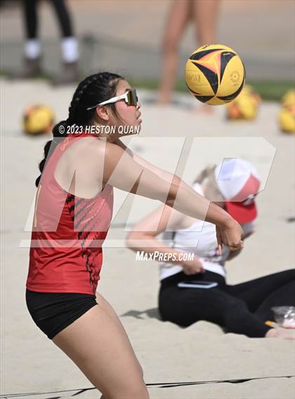 Thumbnail 1 in Trinity League Finals - Rosary Academy photogallery.