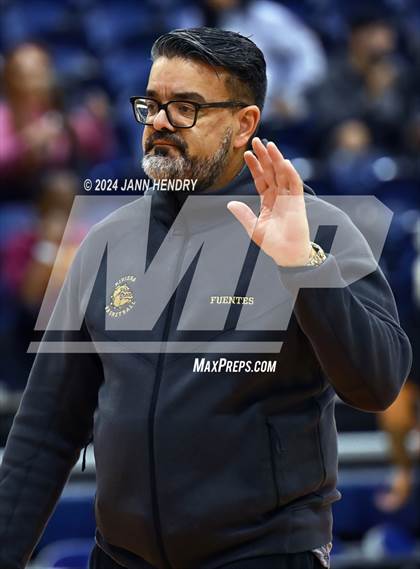 Thumbnail 1 in St. Pius X-St. Matthias Academy vs. Riviera Prep (Tarkanian Classic) photogallery.