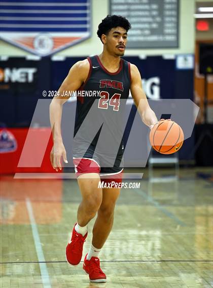 Thumbnail 1 in St. Pius X-St. Matthias Academy vs. Riviera Prep (Tarkanian Classic) photogallery.