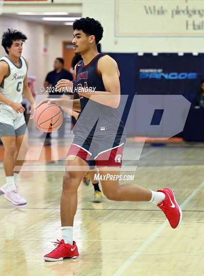 Thumbnail 3 in St. Pius X-St. Matthias Academy vs. Riviera Prep (Tarkanian Classic) photogallery.