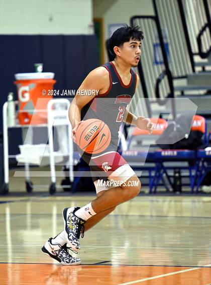 Thumbnail 3 in St. Pius X-St. Matthias Academy vs. Riviera Prep (Tarkanian Classic) photogallery.