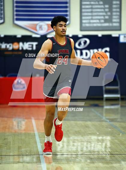 Thumbnail 3 in St. Pius X-St. Matthias Academy vs. Riviera Prep (Tarkanian Classic) photogallery.