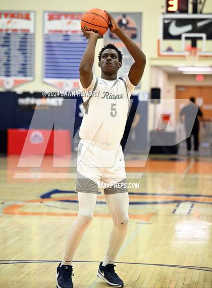 Thumbnail 1 in St. Pius X-St. Matthias Academy vs. Riviera Prep (Tarkanian Classic) photogallery.