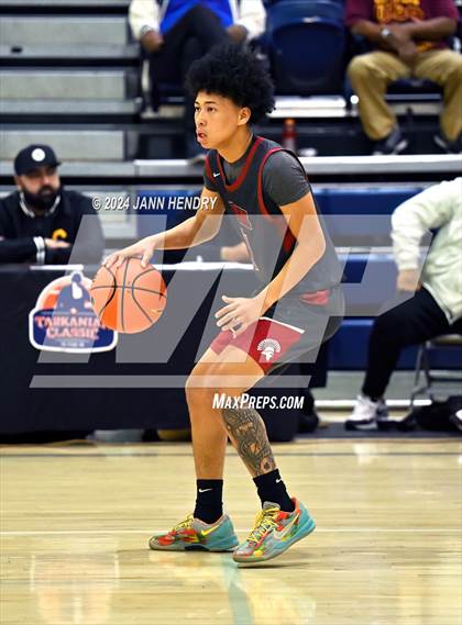 Thumbnail 1 in St. Pius X-St. Matthias Academy vs. Riviera Prep (Tarkanian Classic) photogallery.