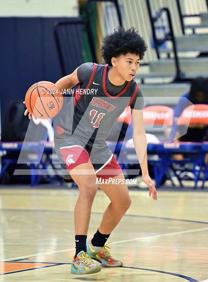 Thumbnail 2 in St. Pius X-St. Matthias Academy vs. Riviera Prep (Tarkanian Classic) photogallery.