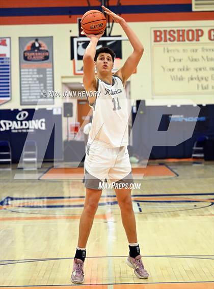 Thumbnail 1 in St. Pius X-St. Matthias Academy vs. Riviera Prep (Tarkanian Classic) photogallery.