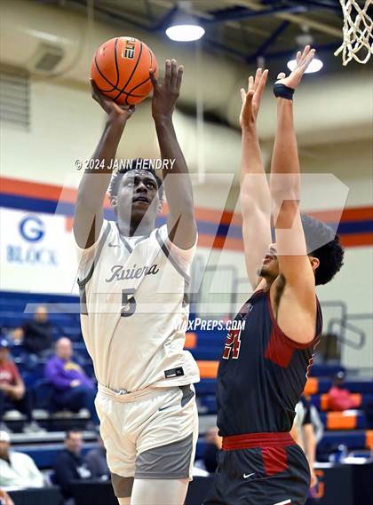 Thumbnail 3 in St. Pius X-St. Matthias Academy vs. Riviera Prep (Tarkanian Classic) photogallery.