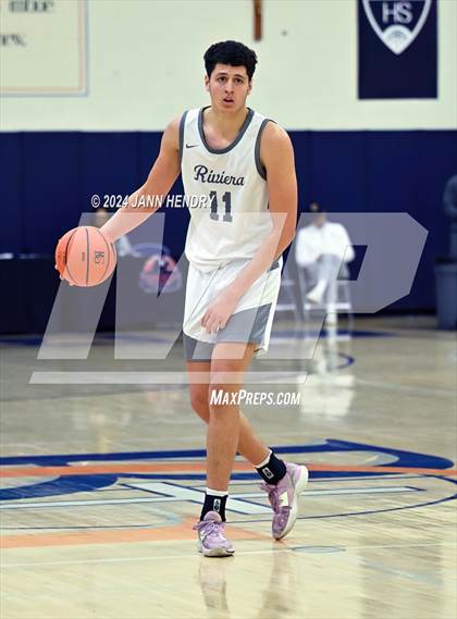 Thumbnail 2 in St. Pius X-St. Matthias Academy vs. Riviera Prep (Tarkanian Classic) photogallery.