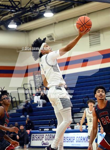 Thumbnail 3 in St. Pius X-St. Matthias Academy vs. Riviera Prep (Tarkanian Classic) photogallery.