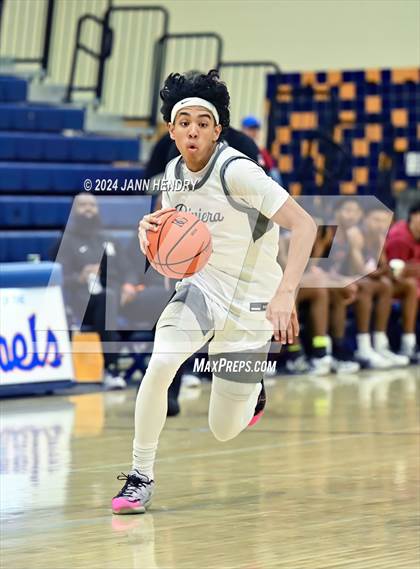 Thumbnail 3 in St. Pius X-St. Matthias Academy vs. Riviera Prep (Tarkanian Classic) photogallery.