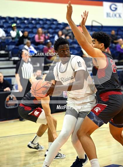Thumbnail 2 in St. Pius X-St. Matthias Academy vs. Riviera Prep (Tarkanian Classic) photogallery.