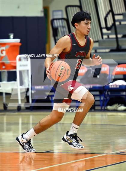 Thumbnail 1 in St. Pius X-St. Matthias Academy vs. Riviera Prep (Tarkanian Classic) photogallery.
