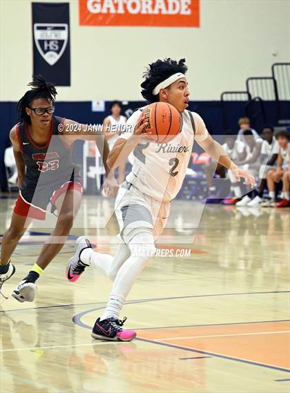 Thumbnail 2 in St. Pius X-St. Matthias Academy vs. Riviera Prep (Tarkanian Classic) photogallery.