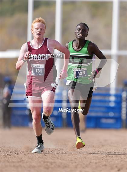 Thumbnail 2 in CHSAA 2A Cross Country Final photogallery.