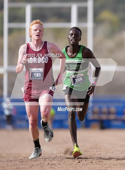 Thumbnail 1 in CHSAA 2A Cross Country Final photogallery.
