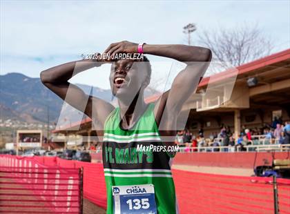 Thumbnail 1 in CHSAA 2A Cross Country Final photogallery.