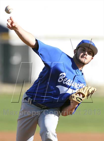 Thumbnail 2 in JW North vs. Beaumont (Redlands Baseball Invitational) photogallery.
