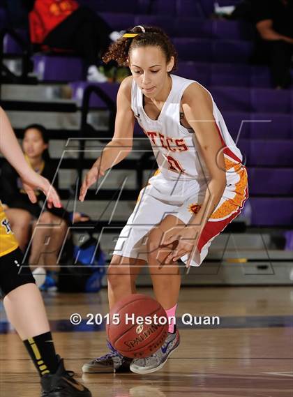 Thumbnail 1 in Yucca Valley vs. Palm Desert (MaxPreps Holiday Classic) photogallery.