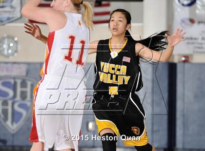 Thumbnail 3 in Yucca Valley vs. Palm Desert (MaxPreps Holiday Classic) photogallery.