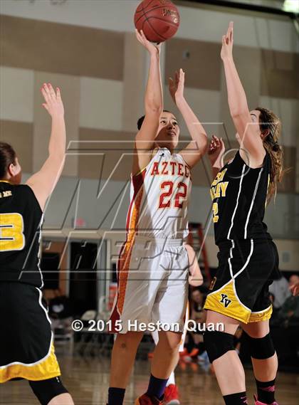 Thumbnail 1 in Yucca Valley vs. Palm Desert (MaxPreps Holiday Classic) photogallery.