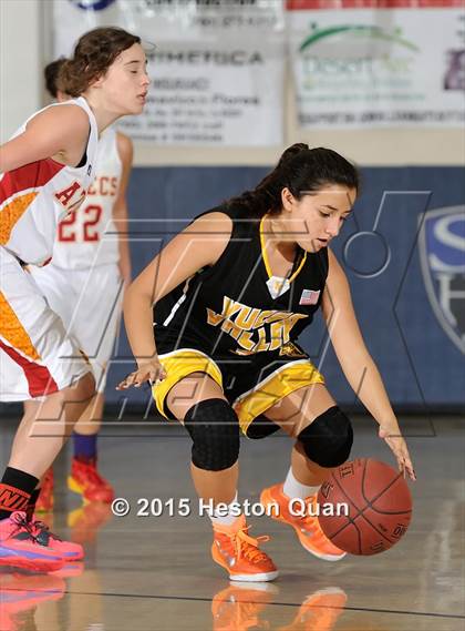 Thumbnail 3 in Yucca Valley vs. Palm Desert (MaxPreps Holiday Classic) photogallery.