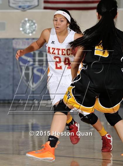 Thumbnail 2 in Yucca Valley vs. Palm Desert (MaxPreps Holiday Classic) photogallery.