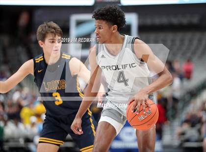 Thumbnail 3 in Prolific Prep of Napa Christian vs. St. Mark's (Thanksgiving Hoopfest) photogallery.