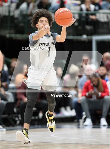 Thumbnail 3 in Prolific Prep of Napa Christian vs. St. Mark's (Thanksgiving Hoopfest) photogallery.