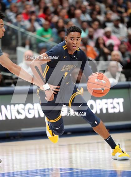 Thumbnail 3 in Prolific Prep of Napa Christian vs. St. Mark's (Thanksgiving Hoopfest) photogallery.
