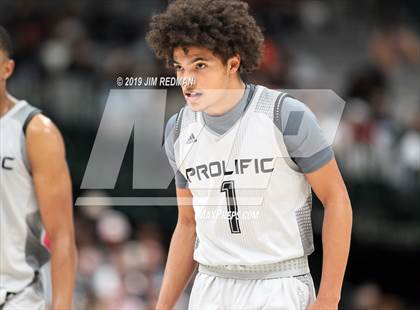 Thumbnail 3 in Prolific Prep of Napa Christian vs. St. Mark's (Thanksgiving Hoopfest) photogallery.