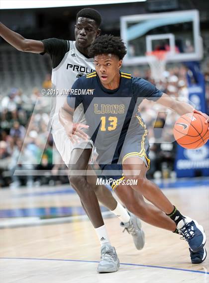 Thumbnail 3 in Prolific Prep of Napa Christian vs. St. Mark's (Thanksgiving Hoopfest) photogallery.