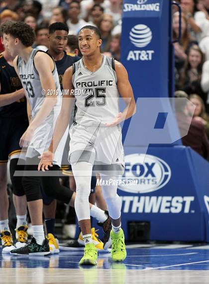 Thumbnail 1 in Prolific Prep of Napa Christian vs. St. Mark's (Thanksgiving Hoopfest) photogallery.