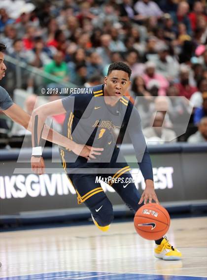 Thumbnail 1 in Prolific Prep of Napa Christian vs. St. Mark's (Thanksgiving Hoopfest) photogallery.