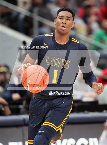 Thumbnail 2 in Prolific Prep of Napa Christian vs. St. Mark's (Thanksgiving Hoopfest) photogallery.