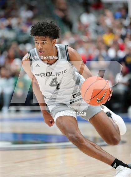 Thumbnail 1 in Prolific Prep of Napa Christian vs. St. Mark's (Thanksgiving Hoopfest) photogallery.