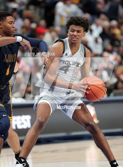 Thumbnail 1 in Prolific Prep of Napa Christian vs. St. Mark's (Thanksgiving Hoopfest) photogallery.