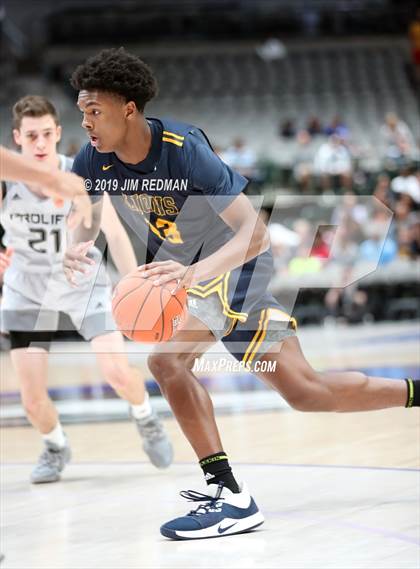 Thumbnail 3 in Prolific Prep of Napa Christian vs. St. Mark's (Thanksgiving Hoopfest) photogallery.