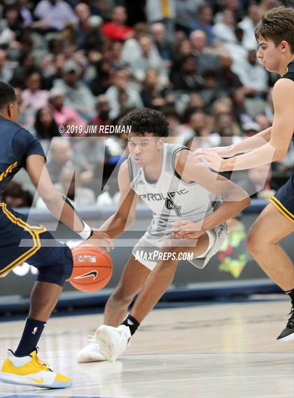 Thumbnail 2 in Prolific Prep of Napa Christian vs. St. Mark's (Thanksgiving Hoopfest) photogallery.