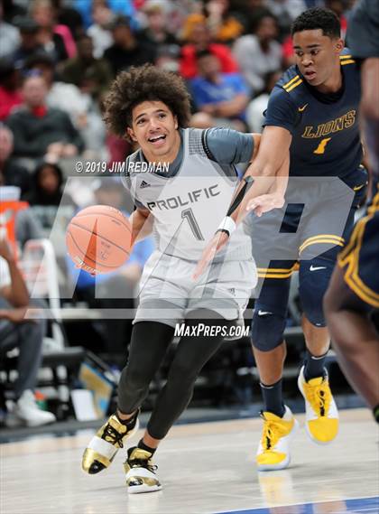 Thumbnail 2 in Prolific Prep of Napa Christian vs. St. Mark's (Thanksgiving Hoopfest) photogallery.