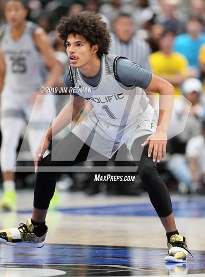 Thumbnail 1 in Prolific Prep of Napa Christian vs. St. Mark's (Thanksgiving Hoopfest) photogallery.