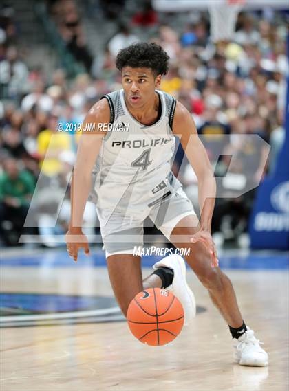 Thumbnail 3 in Prolific Prep of Napa Christian vs. St. Mark's (Thanksgiving Hoopfest) photogallery.