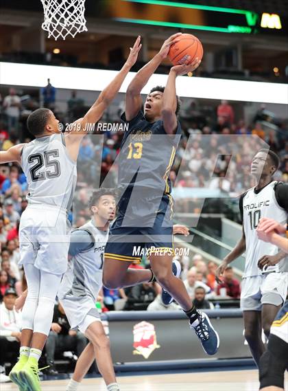 Thumbnail 2 in Prolific Prep of Napa Christian vs. St. Mark's (Thanksgiving Hoopfest) photogallery.